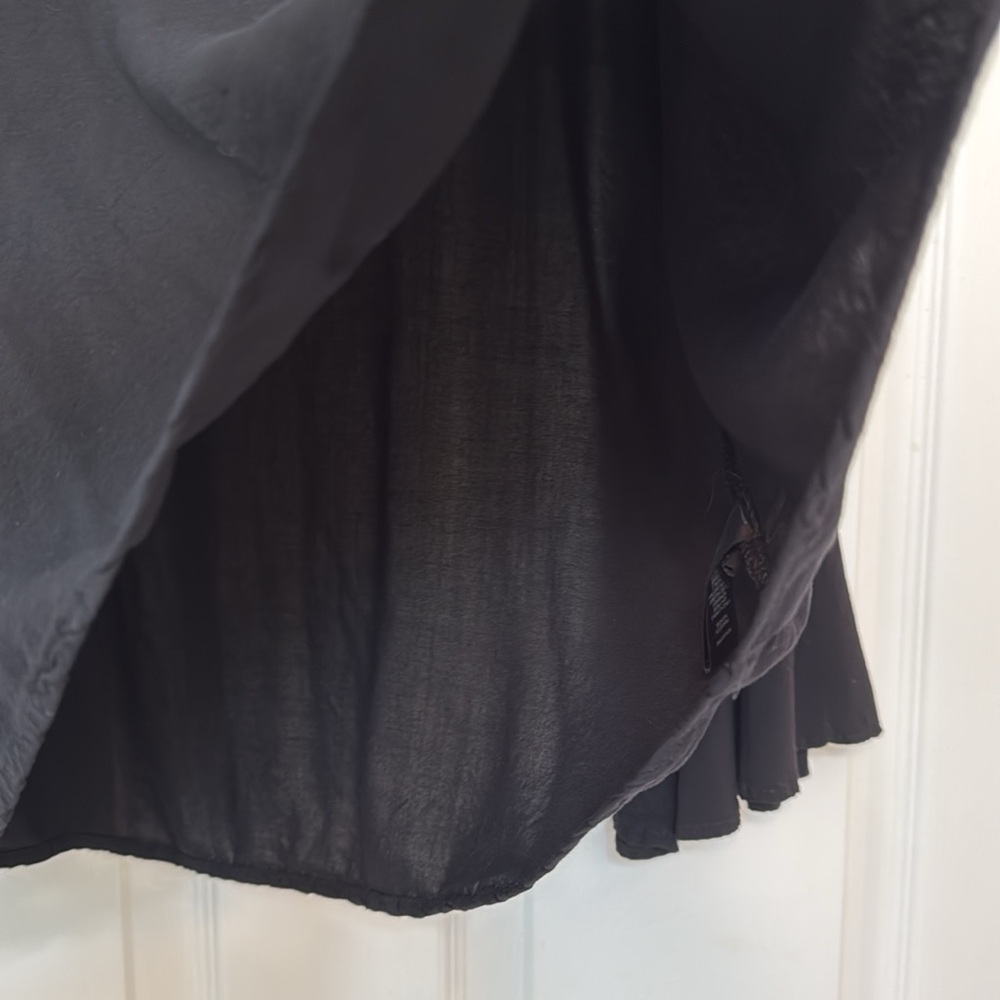 Express Black Bell Sleeve V Neck Blouse - Picture 11 of 11